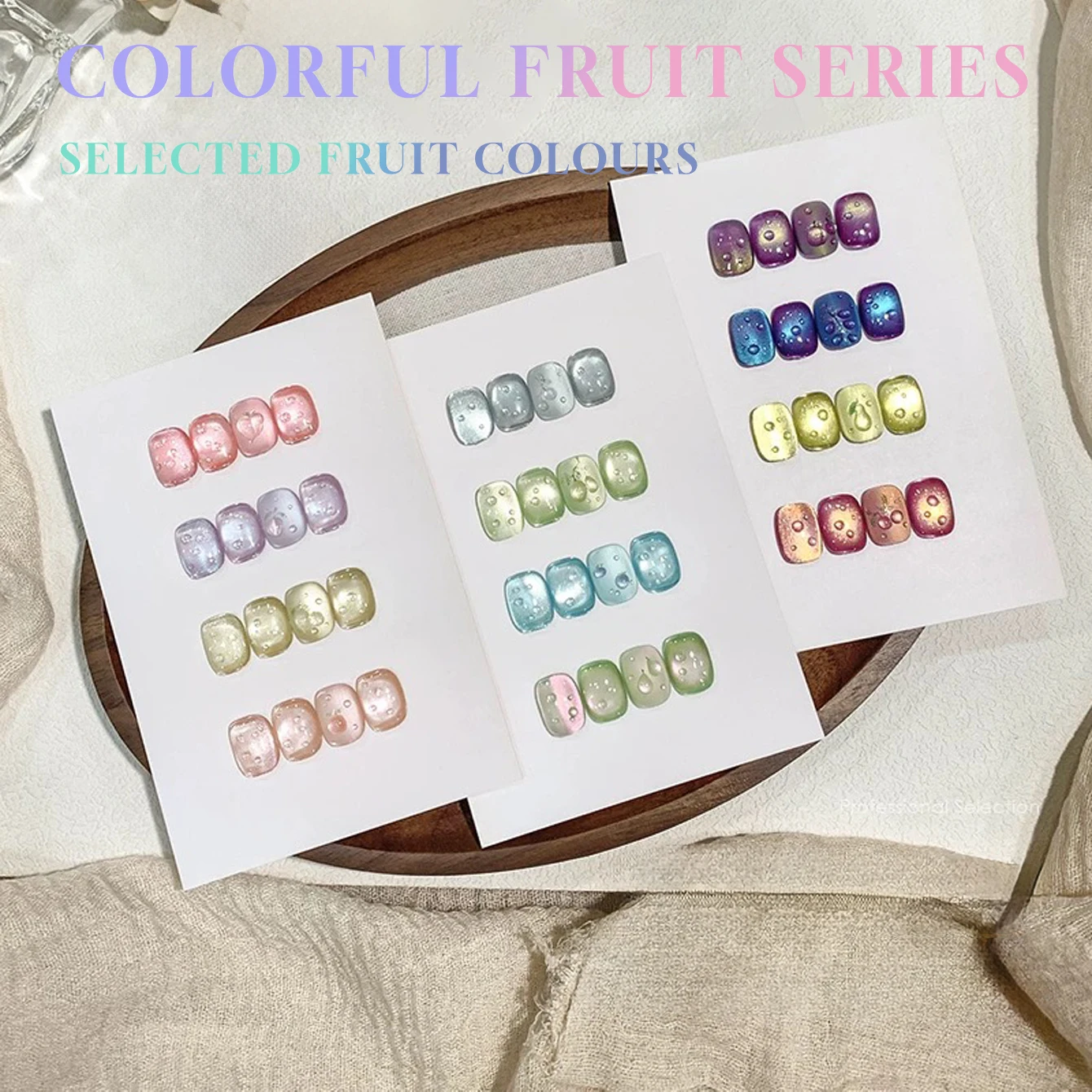 MIANEL 12ML 1-20PCS Vibrant Fruit Series Gel Polish 2026 New Arrival Ultra-Shimmer Cat Eye Nail Art Ice-Translucent Finish