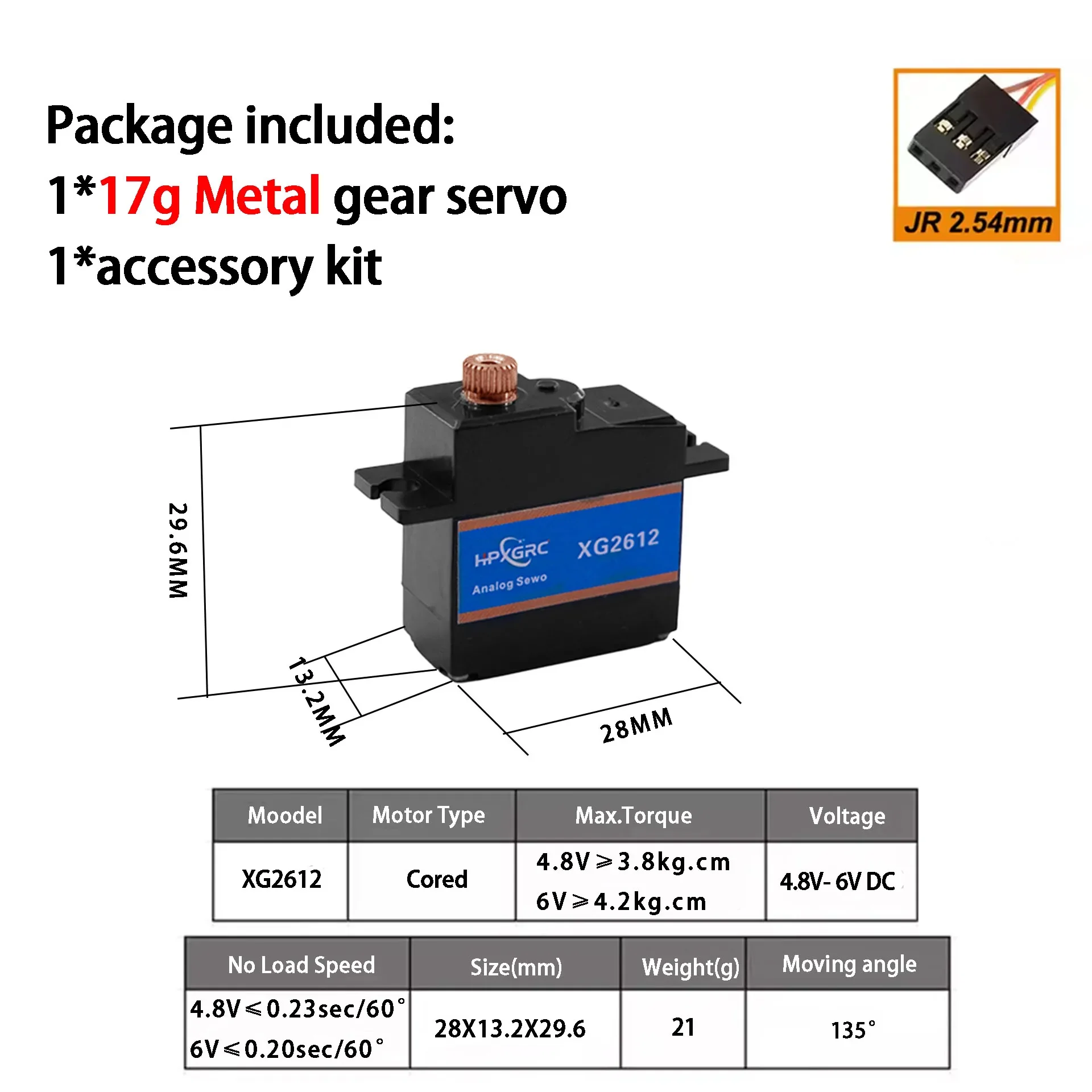 Servo RC Digital resistente al agua 9g 17g 20g reemplazo Universal engranaje de Metal de alto par para Robot sobre orugas