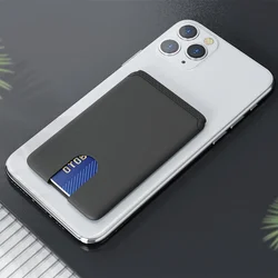 Phone Holder Sticker Credit Card Holder 3M Adhesive Soft Silicone Mobile Phone Wallet Compatible for Iphone Android Samsung