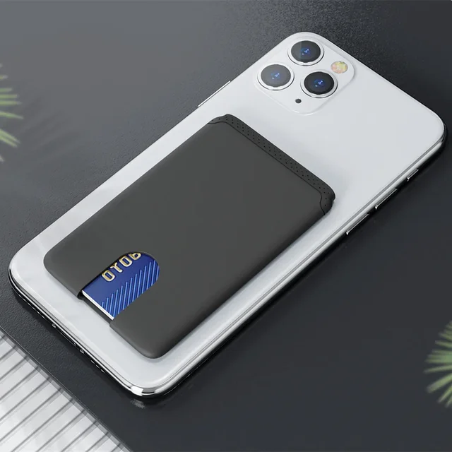 Naklejka na uchwyt na telefon Etui na kartę kredytową 3M Klej z miękkiego silikonu Portfel na telefon komórkowy Kompatybilny z Iphone Android Samsung