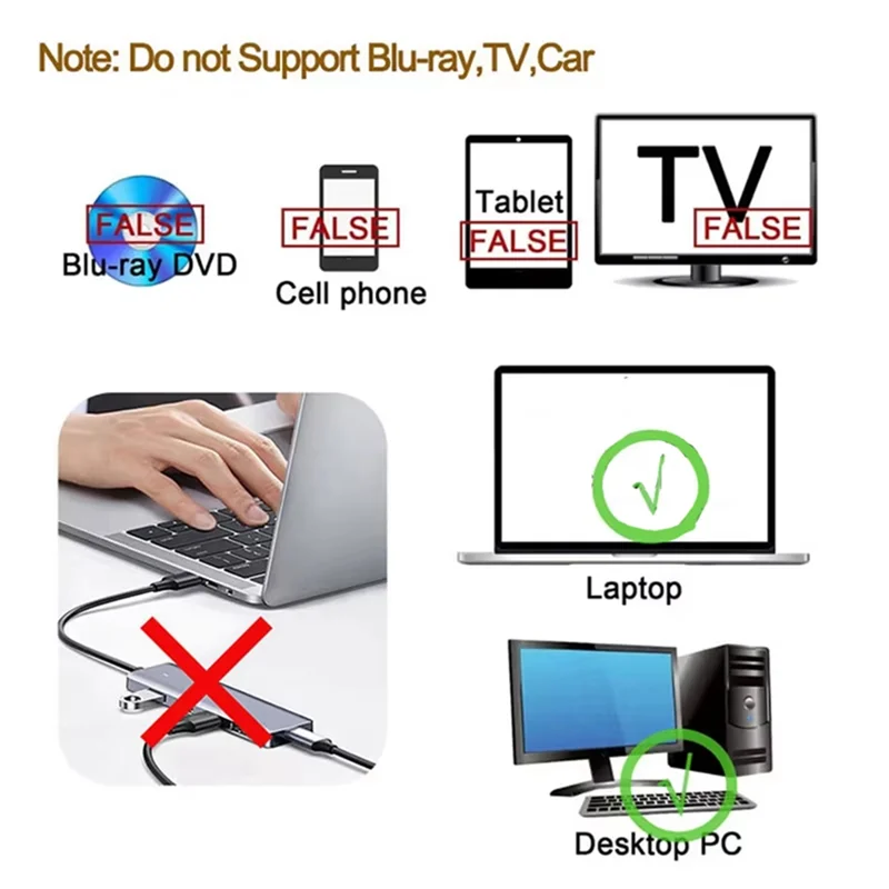 محرك أقراص DVD خارجي CD DVD -/+RW Player Burner محرك الأقراص الضوئية المحمول لأجهزة الكمبيوتر المحمول والكمبيوتر المحمول Windows 11 10 Mac