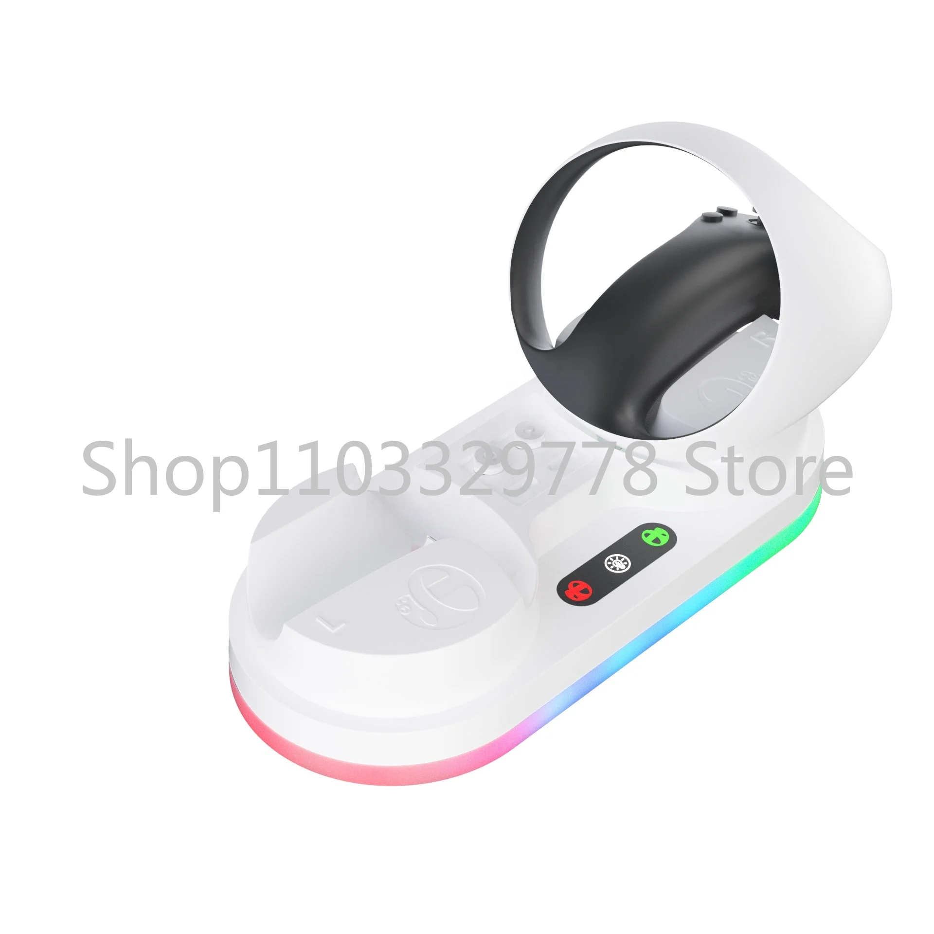 PSVR 2 Controller Color RGB Lamp Charging Set VR2 Controller Charging Set Ps5 VR2 Dual Charging Set