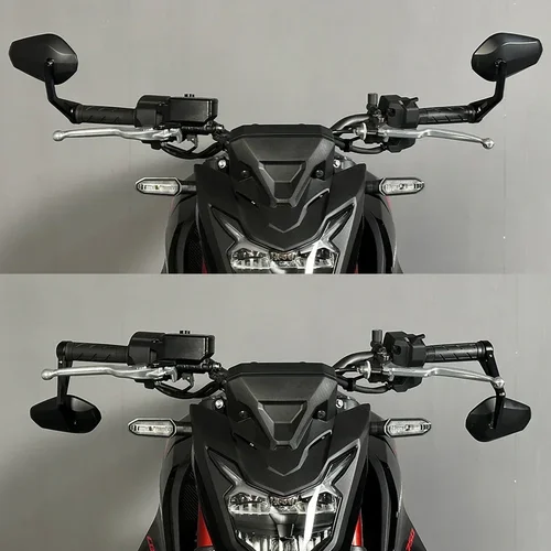 Espejo final del manillar para HONDA CB650R CB 650F 500F 300R 250R 1000R CB750 Hornet 750 espejo retrovisor de extremo de barra lateral de motocicleta E9