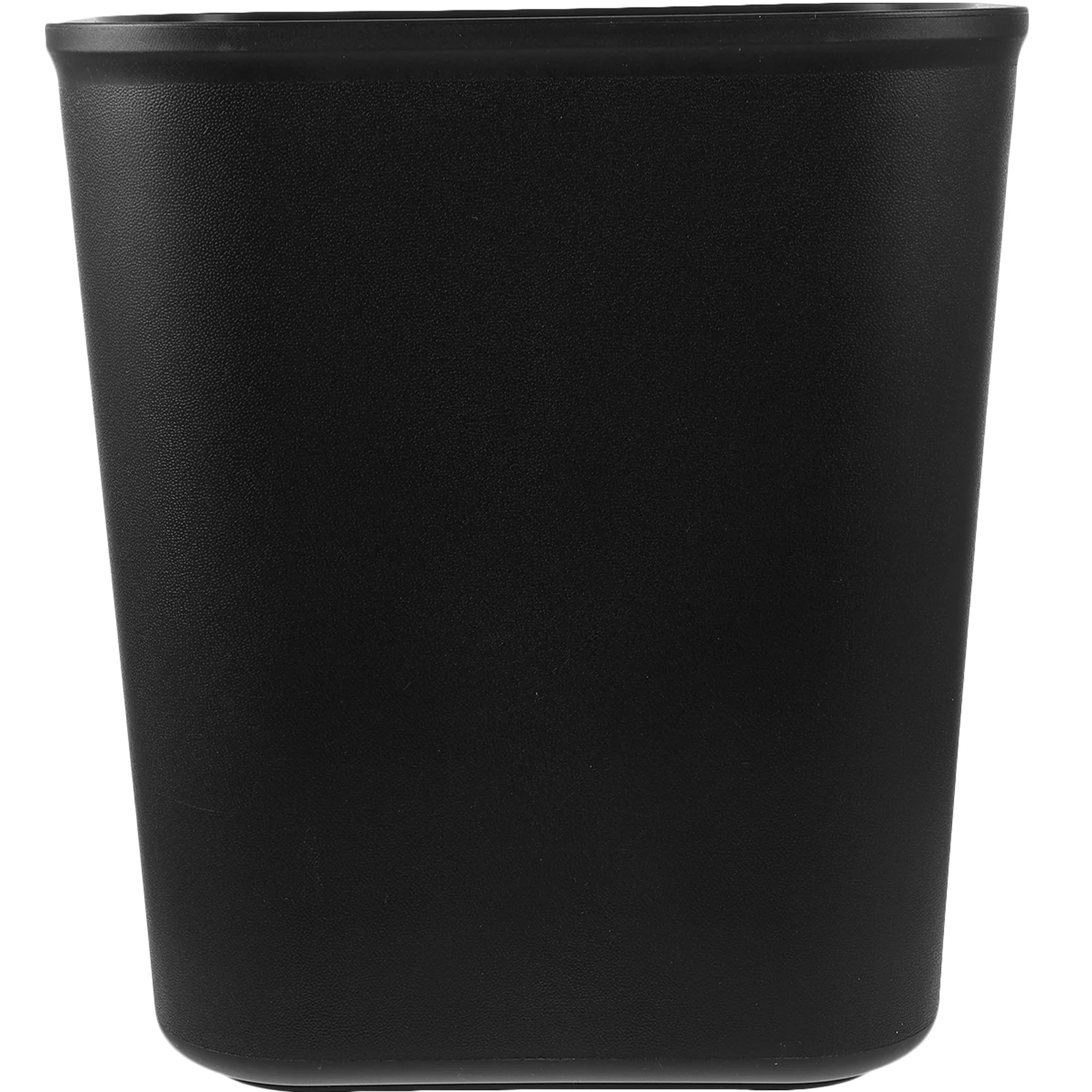 Small Trash Bin Garbage Basket Can Kitchen Slender Black Plastic Wastebasket Office