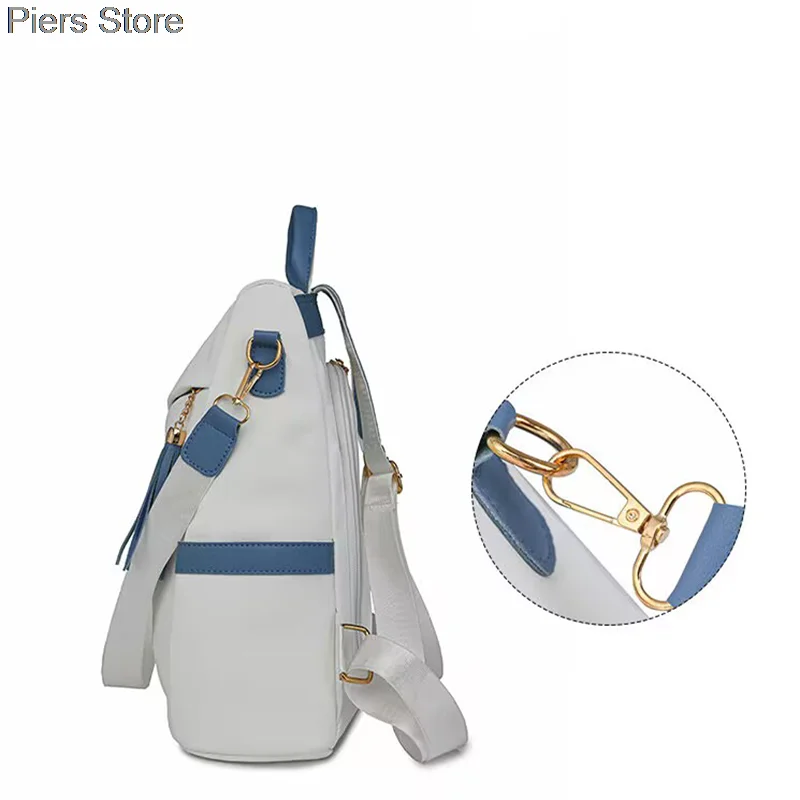 新バージョン大容量ソフトレザー女性のバックパックファッショナブルな純粋なソフトレザー学生ランドセルデュアルショルダーバッグ