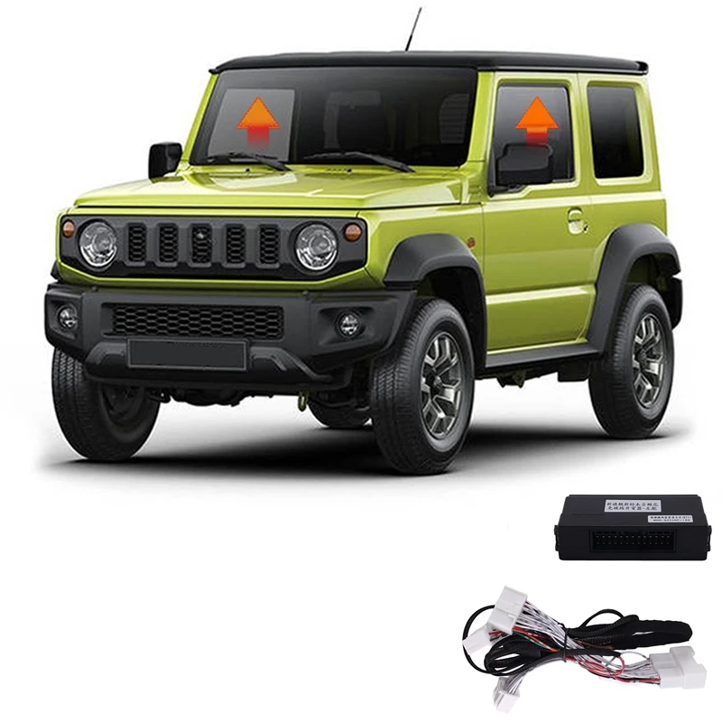 Car Automatic Window Closer Closing & Open Control By Lifter For-Suzuki Jimny JB64 JB74W 2019 2020 Left-Hand Drive