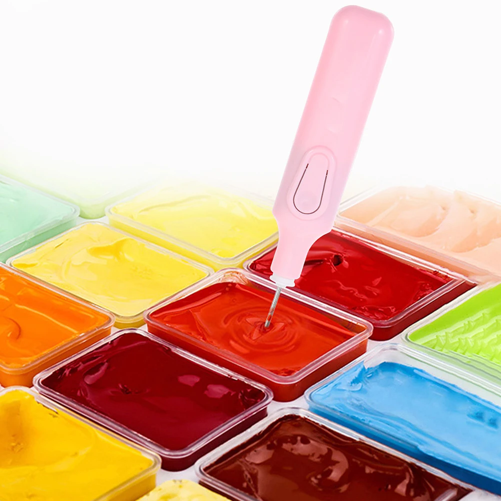 

2 set Electric Pigment Stirrer Dual Head For Epoxy Resin Gouache Paints Color Blender Portable Mixing Tool Art Supplies