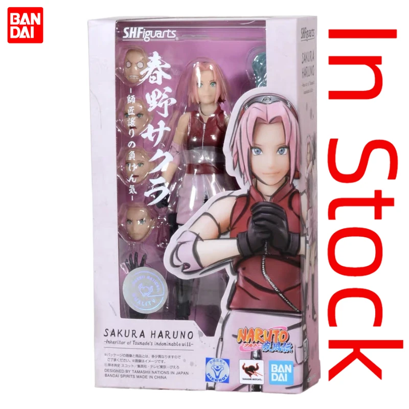 

Коллекционная фигурка Bandai SHF Naruto Shippuden Haruno Sakura 2.0: игрушка-модель, подарок, в наличии, отправка в течение 24 часов