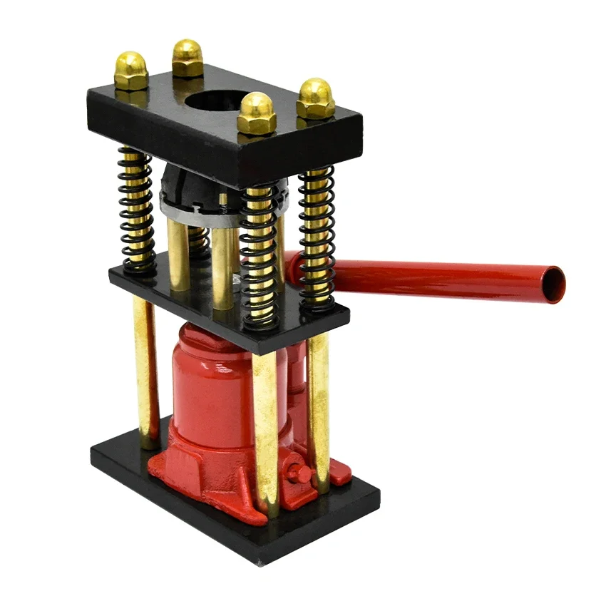 D-type 8-tooth Hand Plastic Hose Crimper Hose Crimping Tool Benchtop Hydraulic Clamp High Pressure Tube Crimping Machine 12~20mm