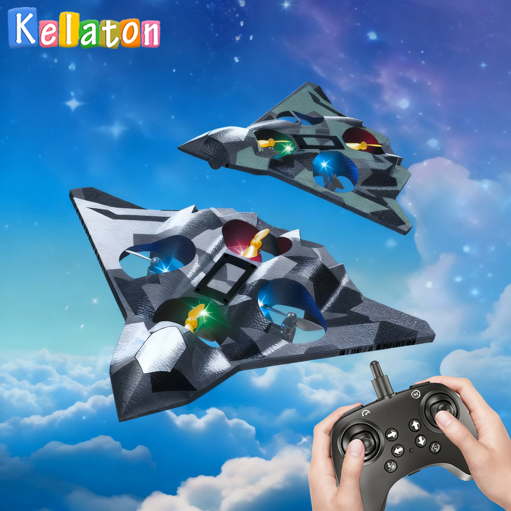 

2.4GHz Electric Remote Control Aircraft EPP Foam RC Combat Aircraft Height 360 Flip Children's Holiday Gifts