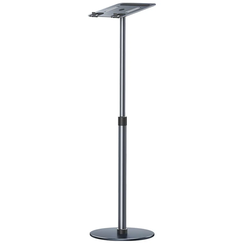 Aluminum alloy floor retractable lifting laptop tablet bracket projector support base