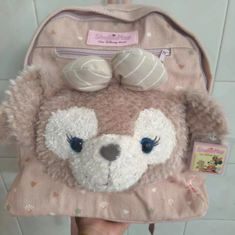 Disney Large Capacity Backpack For Girls Sweet Cartoon Duffy Bear Plush Toy Bag Ideal For Outdoor Travel And Birthday Gift