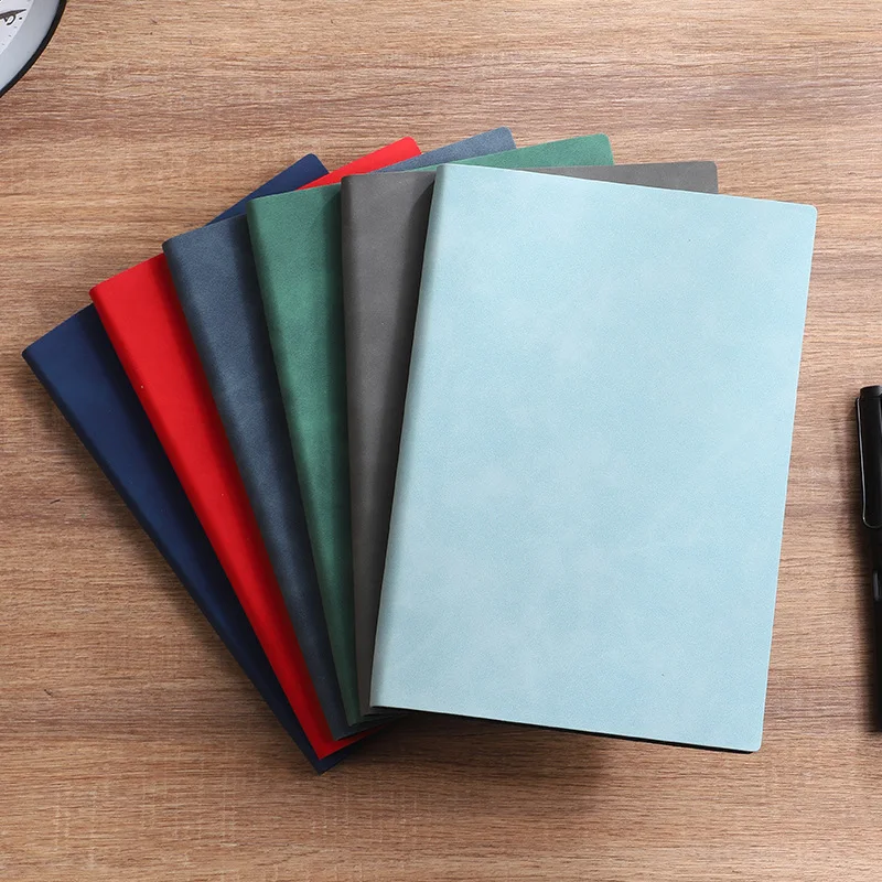 Minimalist Soft-Touch A5 Portable Notepad, Office Meeting Notebook, Student Planner, High Aesthetic Value