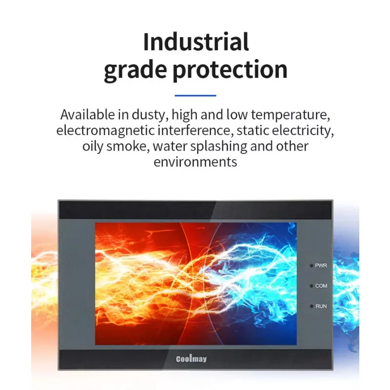 High-performance PLC Controller Built-in HMI Touch Screen Extensive I/O Expansion PID Auto-tuning Recipe Management