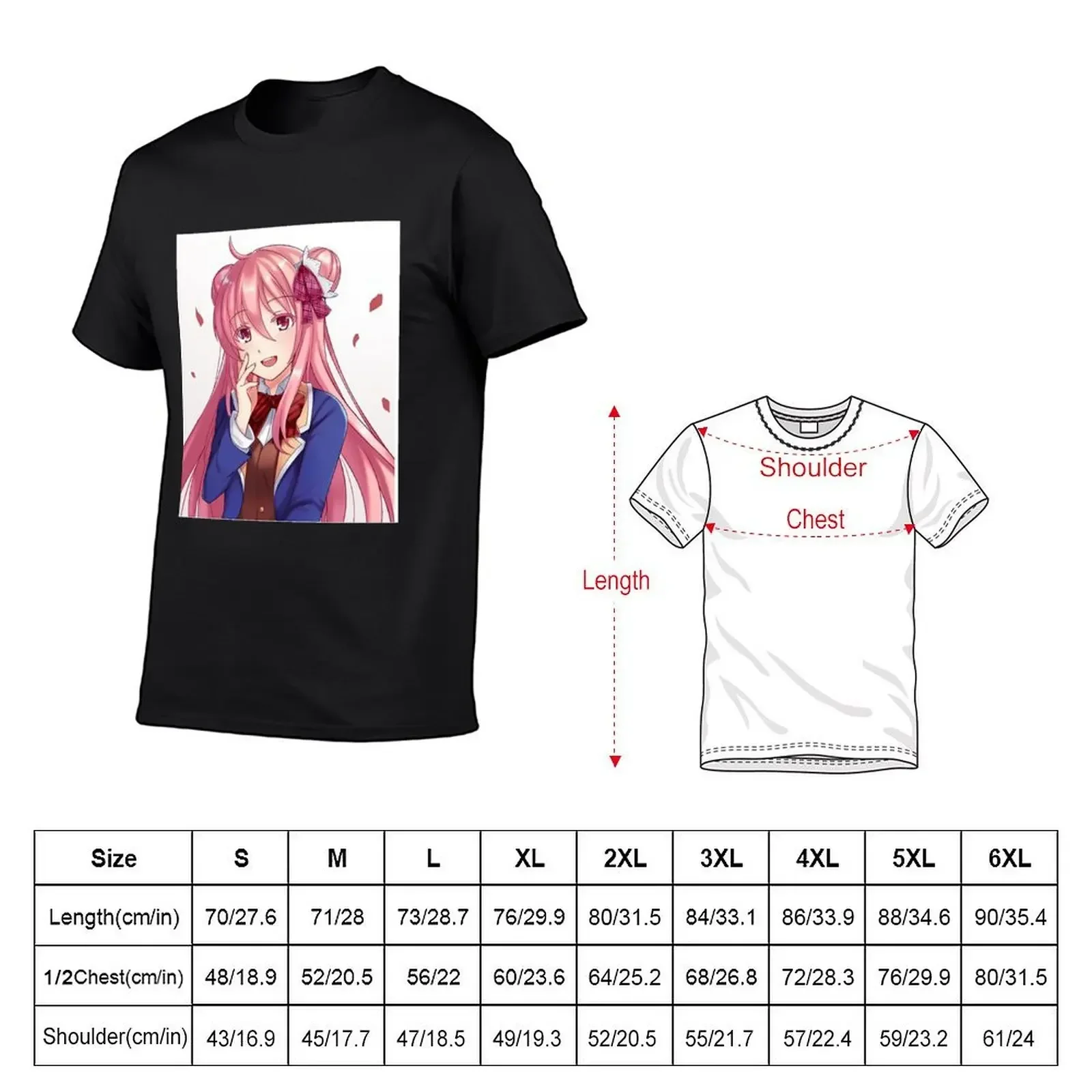 Satou Matsuzaka T-Shirt anime tshirt tees mens cotton t shirts