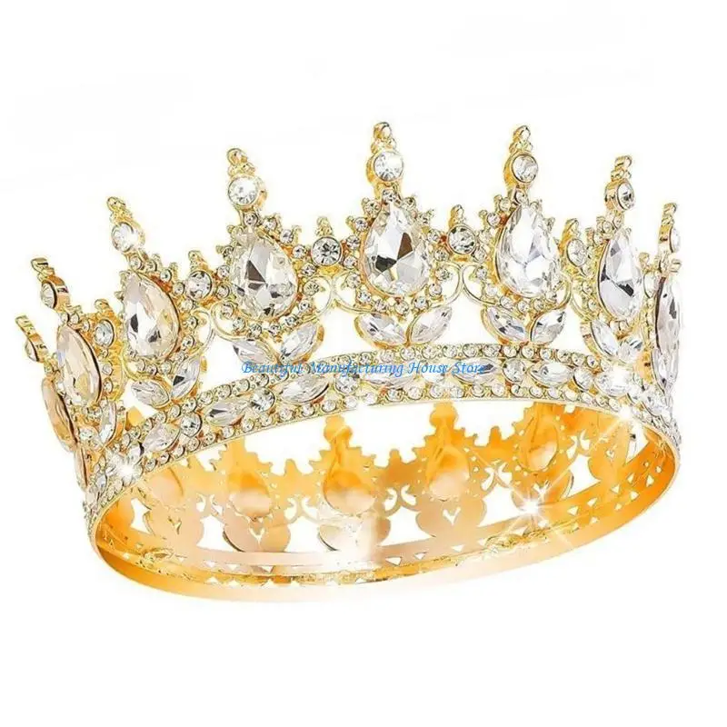 E56A Blingbling Hair Hoop for Girls Birthday Party Show Stage Costume Girl Cake Props