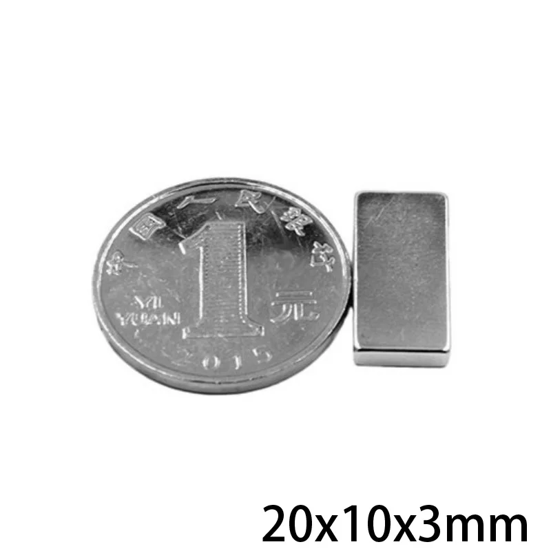 20x10x3 mm Strong Block Magnet 20x10x3mm Powerful Magnet 20*10*3 mm For Home Refrigerators, Offices DIY