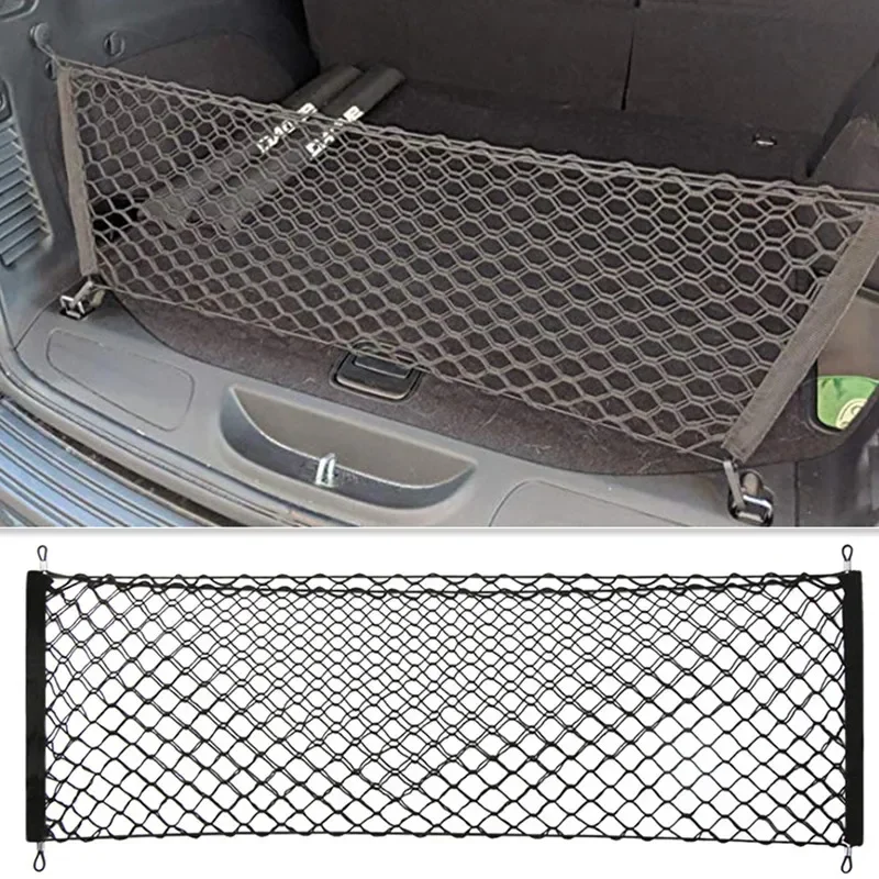 Envelope Trunk Cargo Net For JEEP GRAND CHEROKEE Car Boot Trunk Net Mesh Elastic Nylon Rear Back Cargo Trunk Storage Organizer