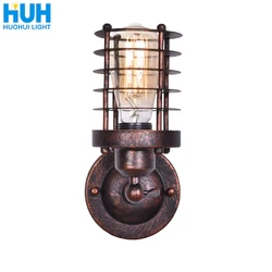Industrial Style Retro Wall Light Simple American Loft Country Interior Creative Single Head Wrought Iron Wall Light