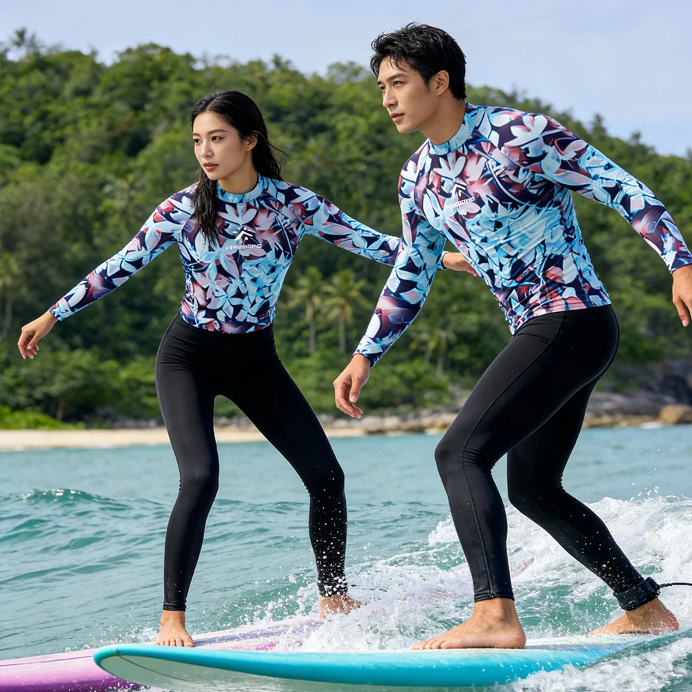 

Long Sleeve Men's and Women's Sailing Shirt Clothing Rash Guard UPF50+ Surfing Swimming Top Wear for Water Sport Fishing Touring