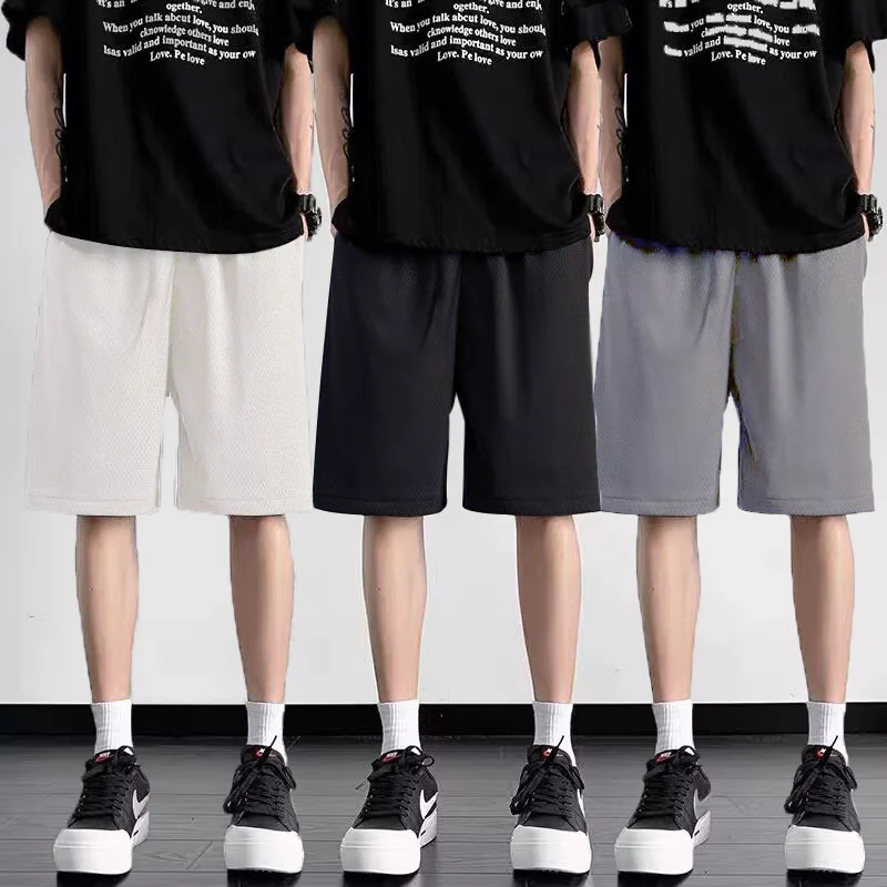 2025 New Men Summer Elastic Mesh Training Sprint Sports Shorts Sports Wear for Men Gym Running Shorts Sexy basketball shorts