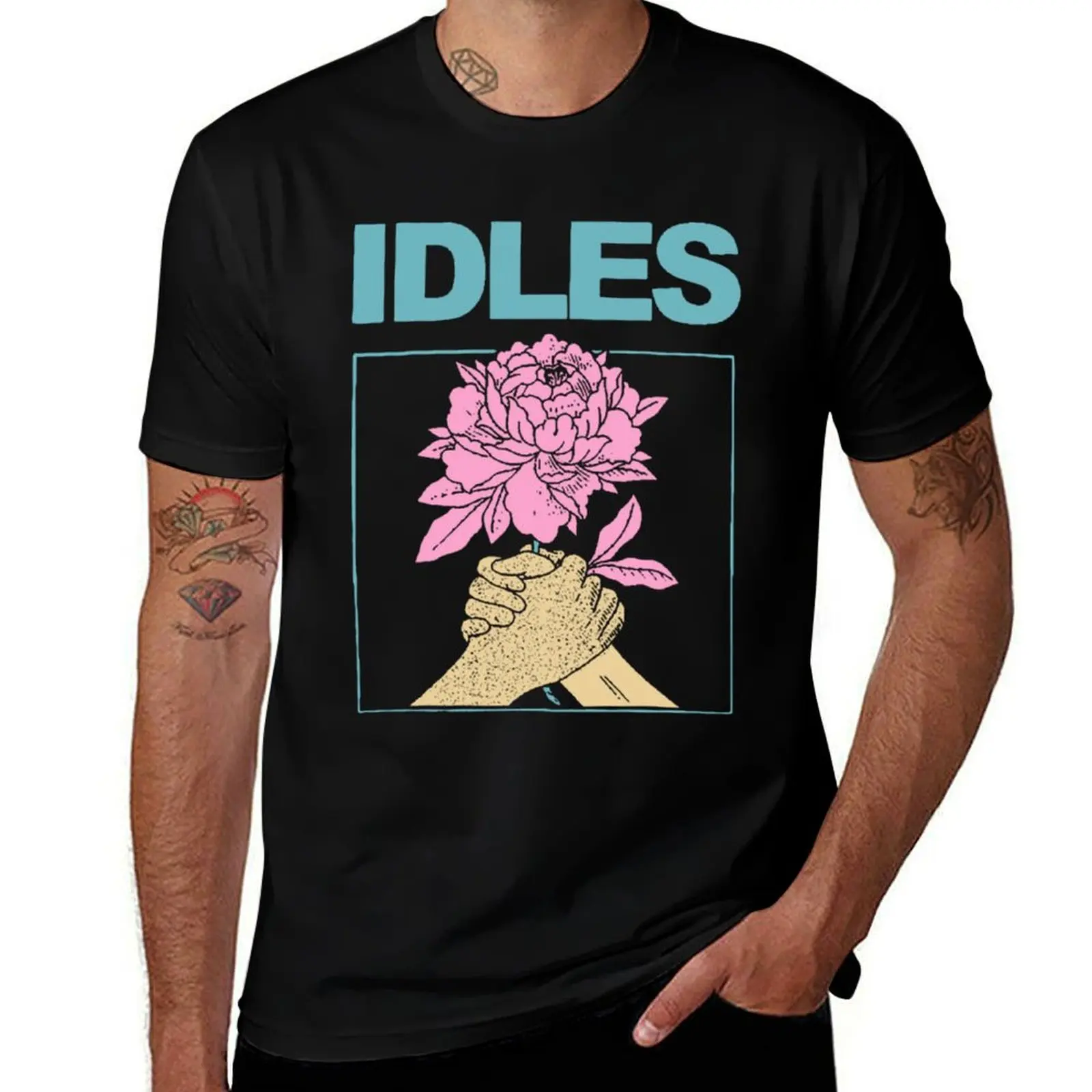 

New-Tour-Release Tour I.D.L.E.S T-Shirt plus size tops blue archive tees shirts men graphic