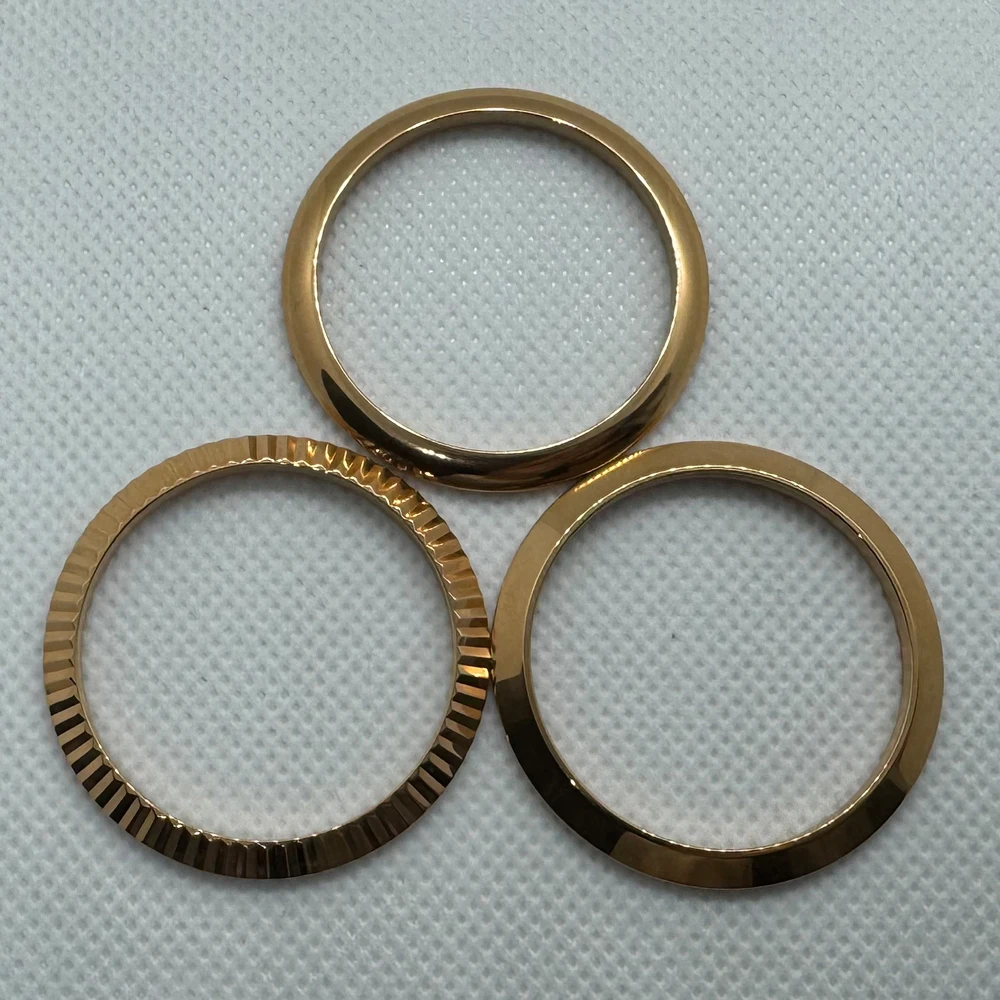 Watch Parts Polished Stainless Steel Bezel Fit 36mm/39mm Case