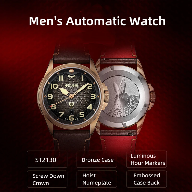 Seagull ST2130 Automatic Mechanical Watch 10ATM Waterproof  For Men Sport Luminous Clock Sapphire Wristwatch 419.27.6153