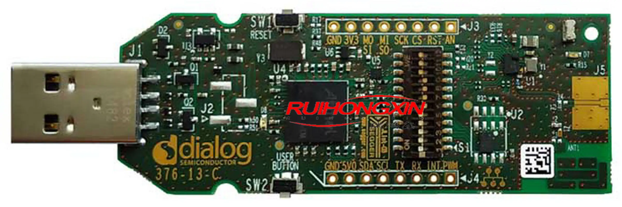 DA14531-00FXDEVKT-U Bluetooth Low Energy Dialog Development Board Microcontroller Transceiver Debugger