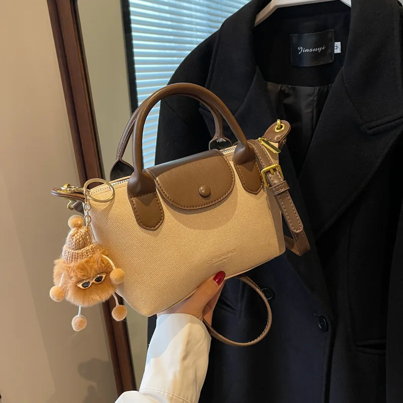 

2025 Premium Hobo Bag for Women Mini Shoulder Purse Textured Crossbody Bag with Top Handle Versatile Everyday Use