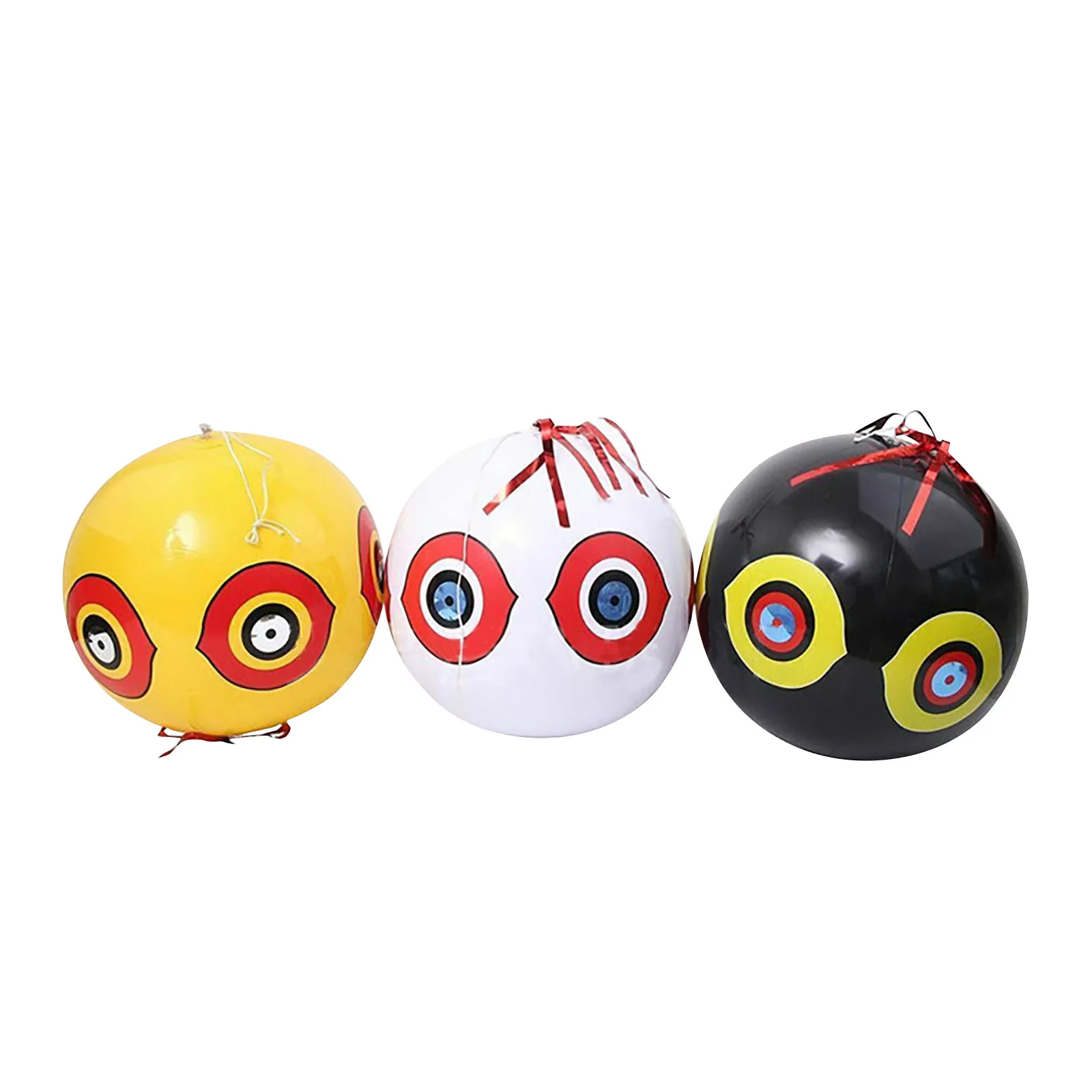 3pcs Bird Repellent Inflatable Repeller 40cm Hanging Scare Birds Repeller Scare Eye Balloons Courtyard Orchard Bird Repellent