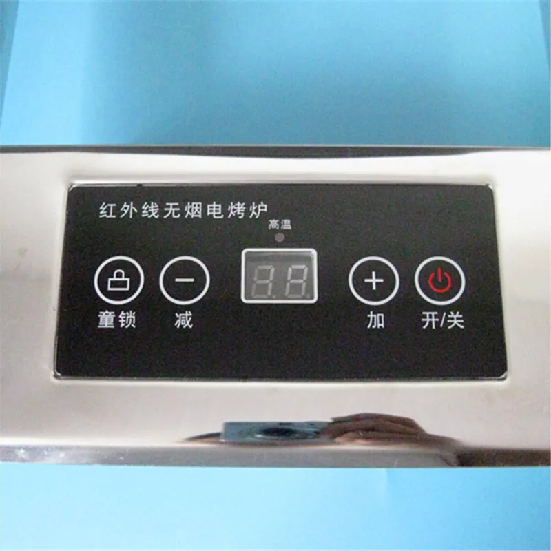 Contrôleur de four électrique, Tube chauffant, Thermostat de four à barbecue, bouton tactile, Super puissance 220V 380V