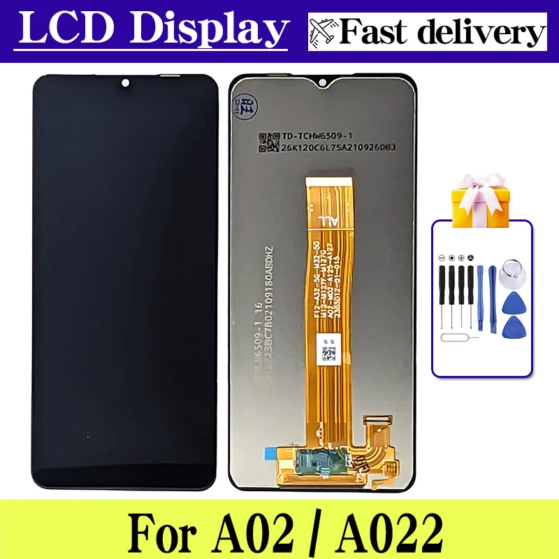 Display For Samsung Galaxy A02 A022 A022m LCD Display Touch Screen Digitizer Full SM-A022FN/DS SM-A022F/DS SM-A022G/DS