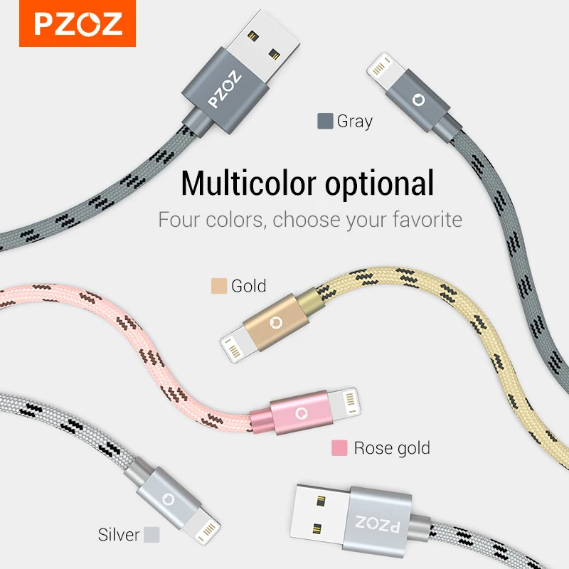 PZOZ Usb Cable For iPhone Cable 14 13 12 11 Pro Max Xs Xr X 8 plus iPad Air Mini Fast Charging Cable For iPhone Charger image 3