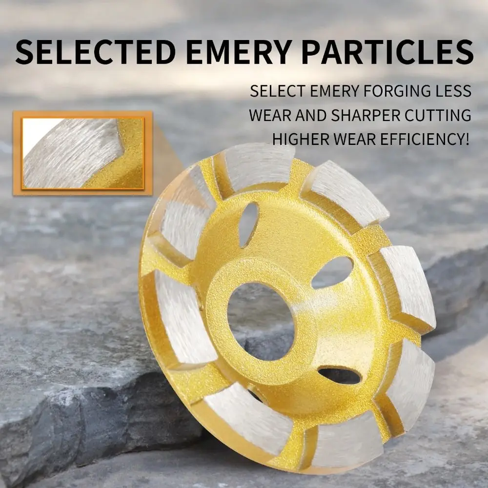 

100mm Concrete Diamond Grinding Cup Wheel 12 Segs Heavy Duty Angle Grinder Wheels For Angle Grinder