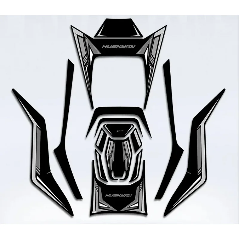 For SYM HUSKY ADV 300 Motorcycle Tank Pad Side Sticker Protective Sticker