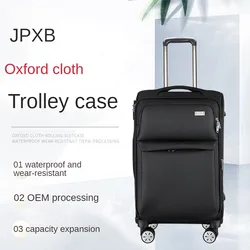 Multi Functional Oxford Cloth Luggage Trolley Case Universal Wheel High-End Suitcase For Male And Students Password Suitcase