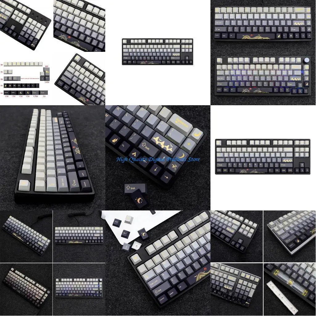 

U2JE 136 Keys Keycap Profile Prolarday Механические клавиатуры клавиш