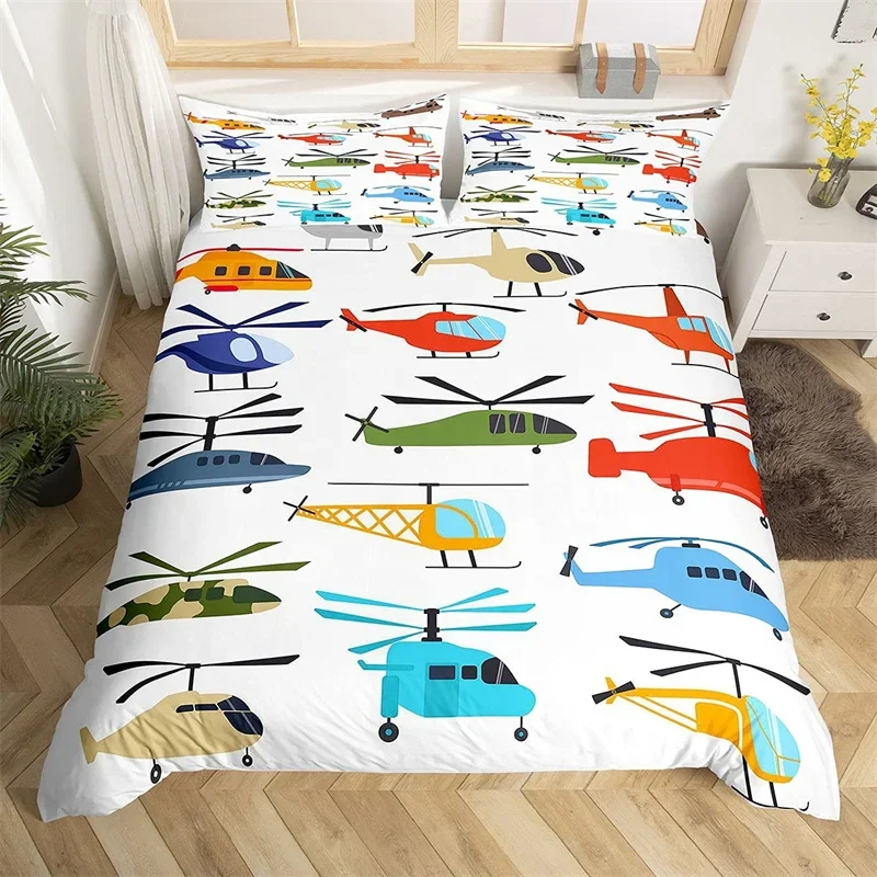 aircraft-queen-duvet-cover-set-cartoon-airplane-bedding-set-polyester-clouds-stars-moon-print-comforter-cover-for-kids-boys-room