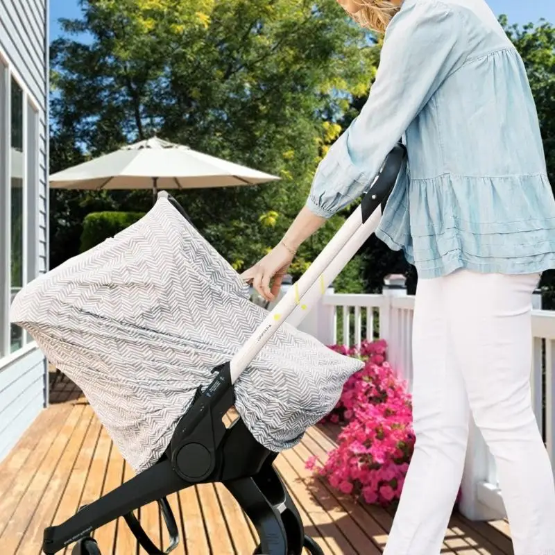 J2HD Baby Car Sleeve Breathable Infants Nursing Cover Multifunctional Protective Case for High Chair/Shopping Cart
