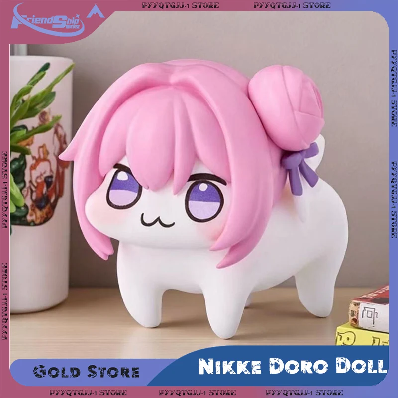 4 سنتيمتر Nikke Doro دمية آلهة النصر الشكل أنيمي ألعاب الطرفية نموذج مخصص المرآب عدة كو دمية لطيف الديكور لعبة الهدايا