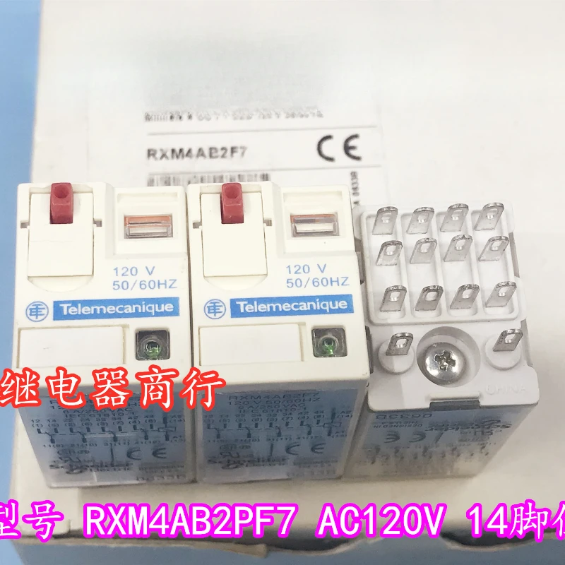 

1 шт./партия, реле RXM4AB2F7 AC120V, 14 контактов, 100% В переменного тока