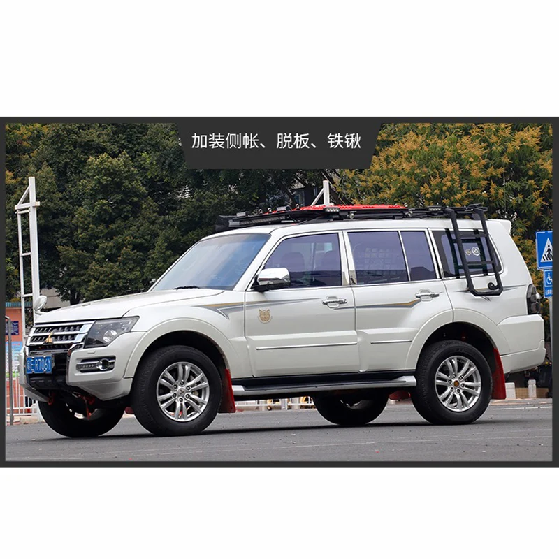 For Mitsubishi Montero shogunate Pajero 3 Pajero 4 roof rack kit modified roof gallery rack flat top extended platform modificat