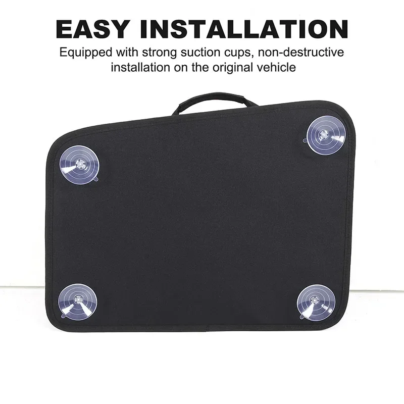 Offroad Car Trunk Side Window Storage Bag Multifunctional Storage Pouch For Mitsubishi Pajero 2007-20 Rear Glass Tool Tidy Bag