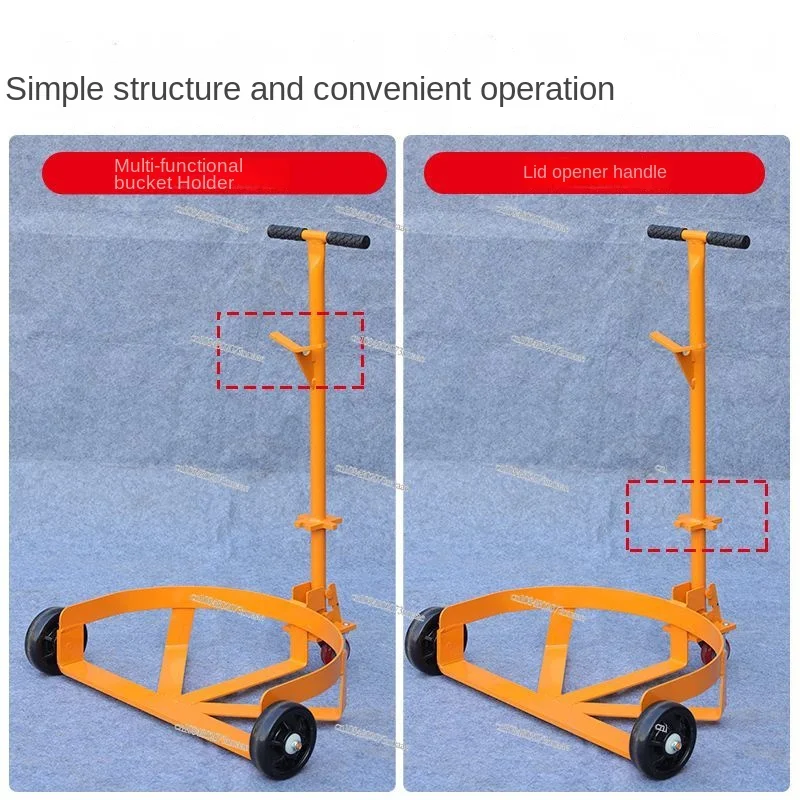 Oil Drum Carrier for Flowerpot, Carrying Weight, Mobile Fantastic Product