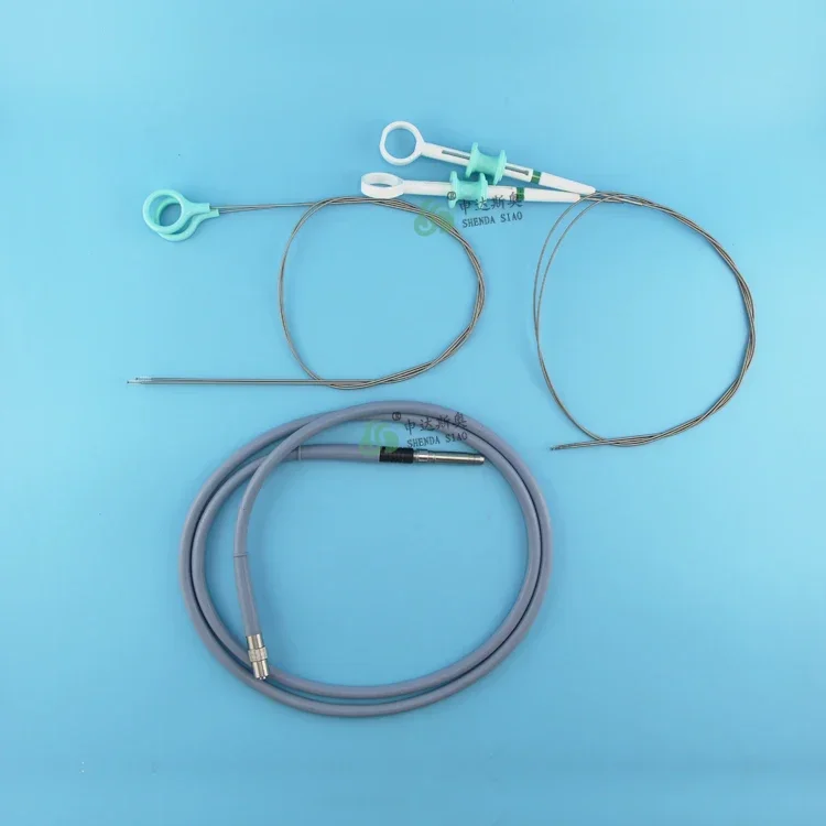 All Complete Set of Flexible Fiber Optic Laryngoscope Fibrolaryngoscope