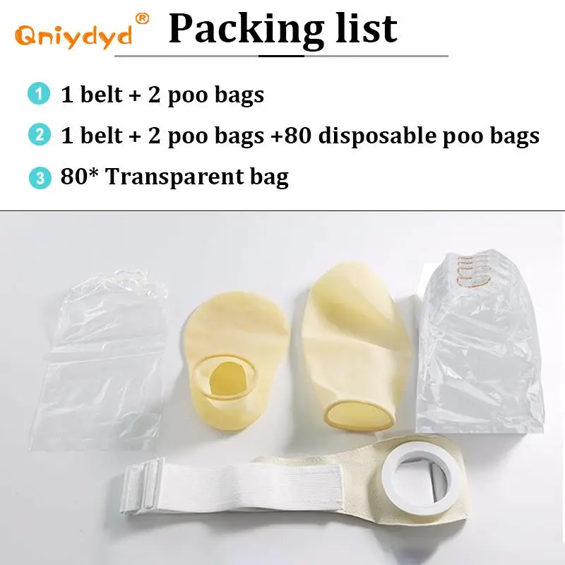 Adjustable Ostomy Belt Waterproof Stoma Assit Accessory Stoma Supply Closure Bags for After Colostomy Ileostomy Care