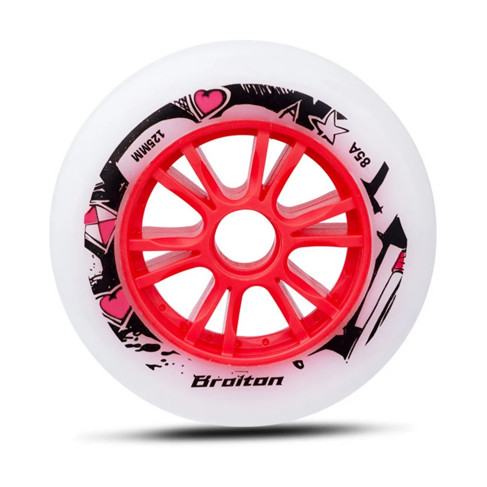 Original BROITON Speed Skate Wheels 90 100 110mm 125mm 85A High Elastic Inline Skate Tires Marathon Roller Skates Wheel Racing