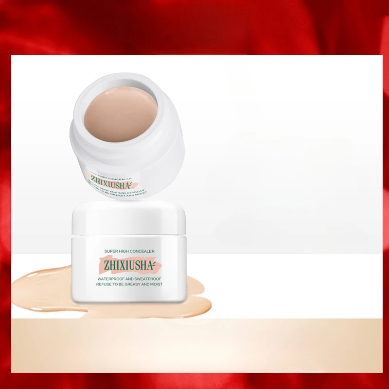 防水保湿リキッドコンシーラークリーム,くまやニキビを覆う化粧品,10ml