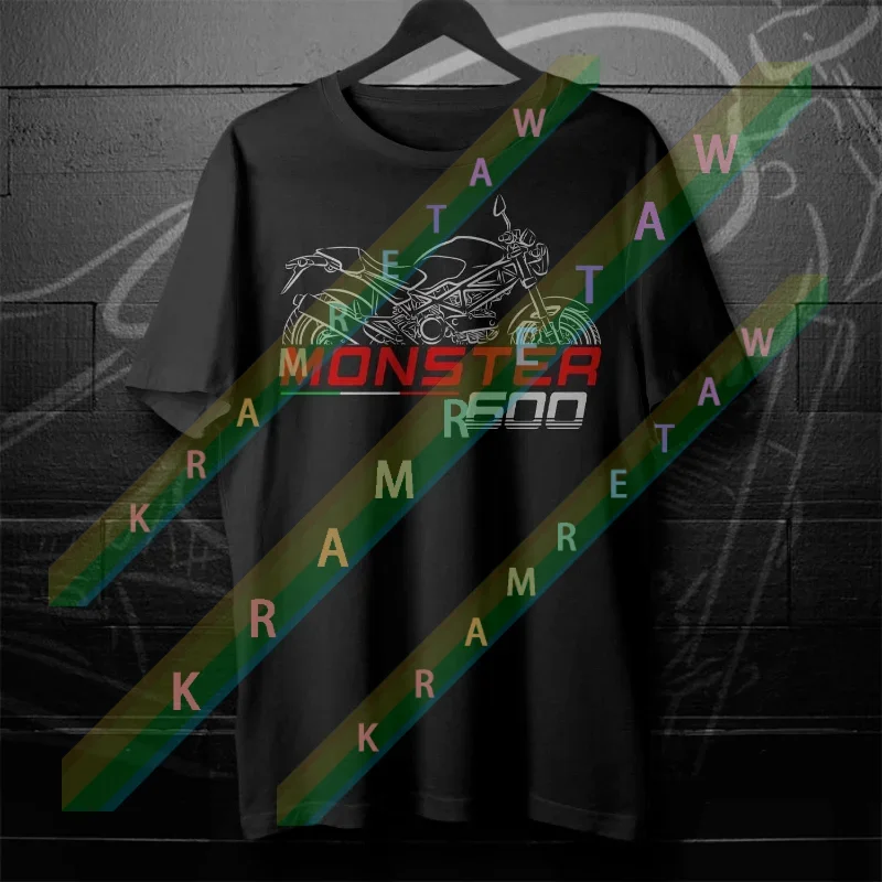 

2025 Man T Shirt Casual Ducatis Monster 600 1995-2001 Motorcycle T shirt Graphic Summer Short Sleeves 100% Cotton S-3XL
